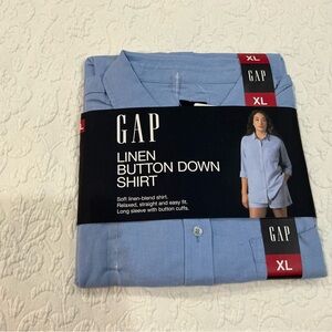 GAP Light Blue Linen Shirt